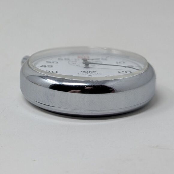 Vintage Tag Heuer Trackmate Stopwatch 1/5 Ref 592 With Box Receipt 1980s Tested - Picture 11 of 12